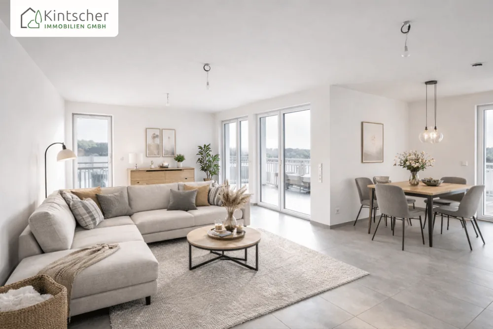 Foto der Immobilie: Moderne 3-Zimmer-Neubauwohnung mit Loggia & Erdwärme in Burscheid